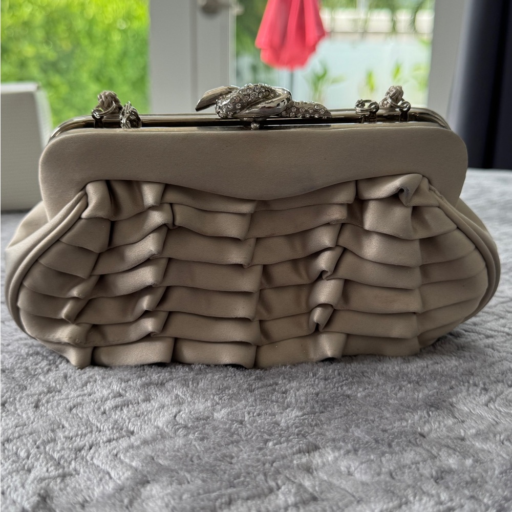 Elegant Cream Clutch Bag